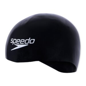 Speedo Fastskin Καπάκι - Μαύρο/ Λευκό-0