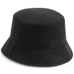 Chapéu Bucket Beechfield em Poliéster Reciclado - Preto-0
