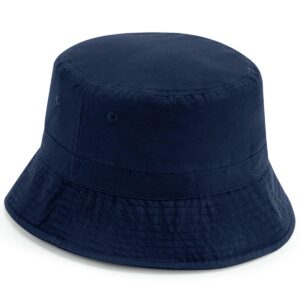 Kapelusz typu bucket z poliestru z recyklingu Beechfield - French Navy