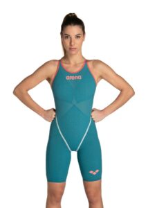 Arena Περιορισμένη έκδοση Carbon Glide Openback Kneesuit - Calypso Bay