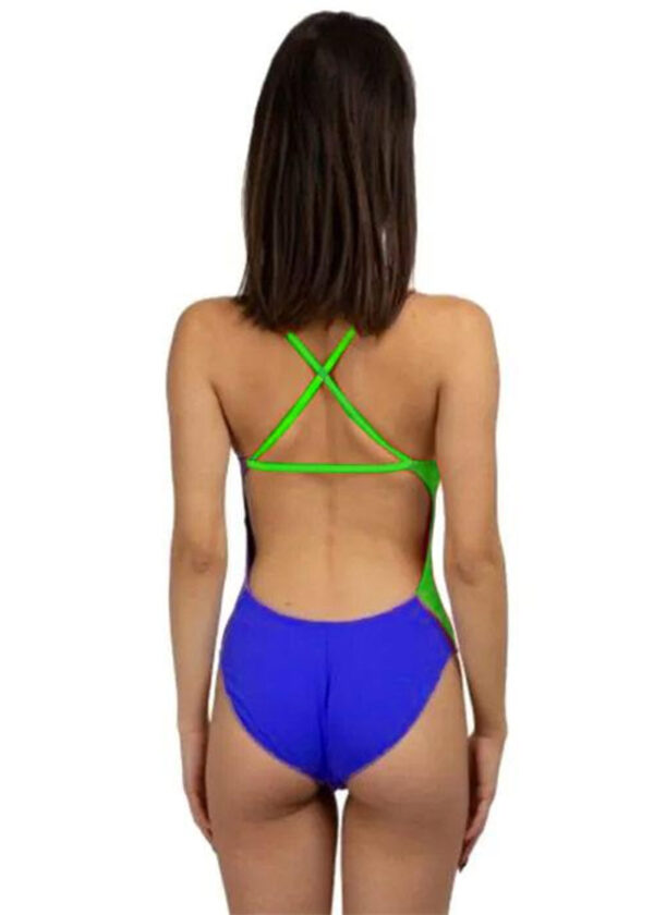 Turbo Costum de baie Island pentru femei – Albastru / Verde