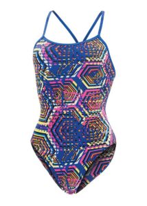Dolfin Dziecięcy kostium kąpielowy Reliance Hive V-Back - Multi Royal