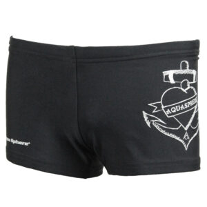 Aqua Sphere Pantaloncini da bagno Griffin per ragazzi, neri/bianchi