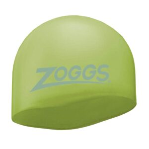 Zoggs Cuffia da nuoto standard in silicone OWS - Verde mela