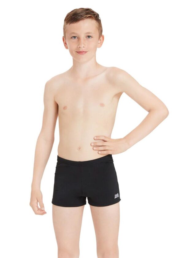 Zoggs Ecodura Boys Cottesloe Hip Racer - crne