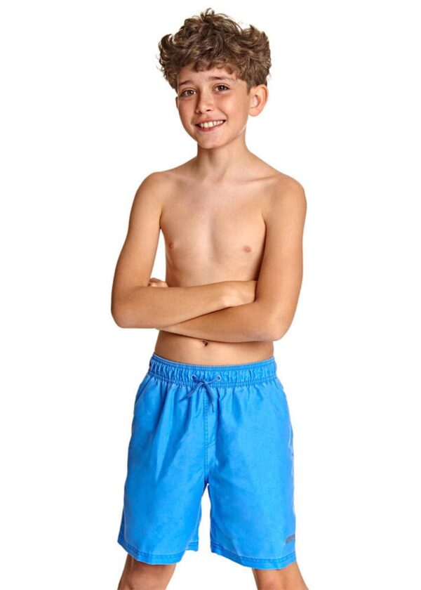 Zoggs Shorts Mosman lavados de 15 polegadas para meninos - Azul