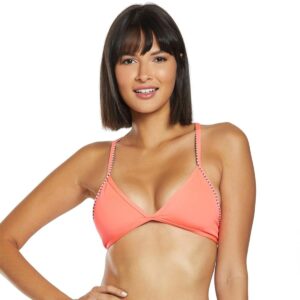 Uglies Reggiseno bikini a triangolo Revibe Solid - Corallo