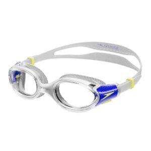 Speedo Óculos de proteção Biofuse 2.0 Junior - Transparente / Cobalto Verdadeiro / Limão