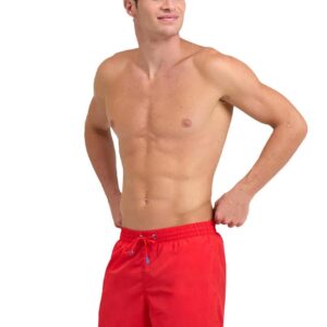 Arena Calção de banho boxer masculino Icons Solid - Vermelho-0