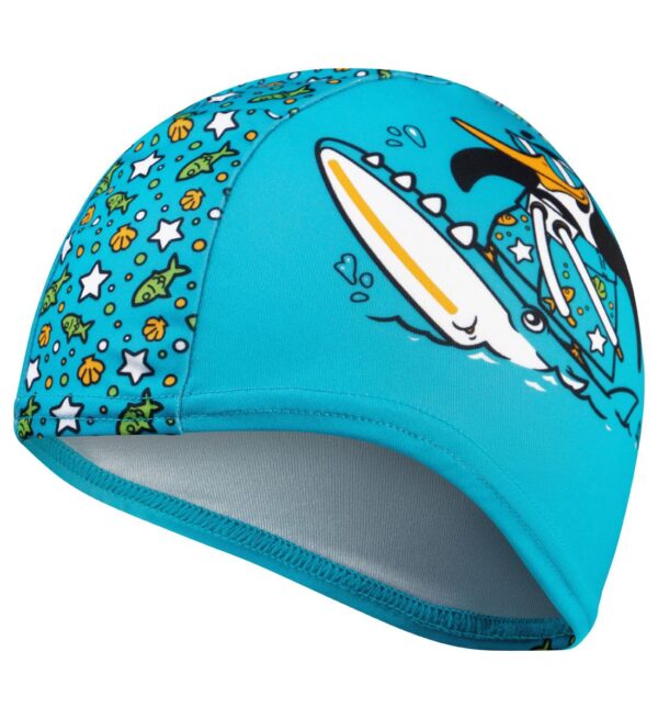 Speedo Boné de poliéster estampado - Azul/Verde-0