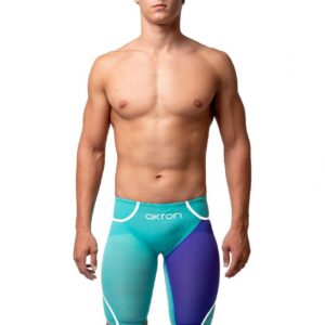Akron Venom Hero MĘSKIE Jammers - Tiffany / Violet - Przód view