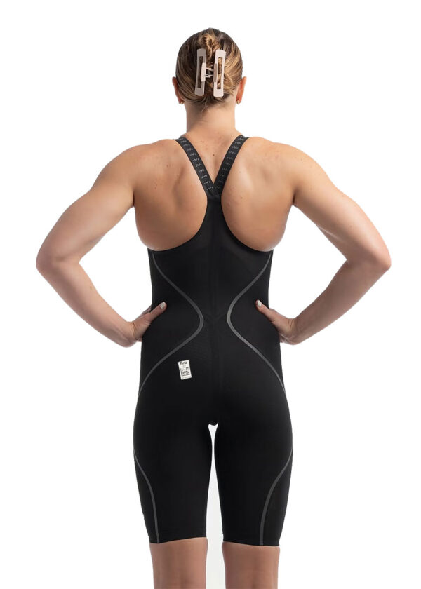 Speedo Fastskin LZR Puro Intent 2.0 Jaqueta Kneeskin com Costas Fechadas – Preto/Iridescent