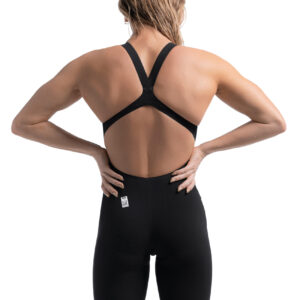 Speedo Fastskin LZR Pure Valor 2.0 Otvorene hlače do koljena – Crne
