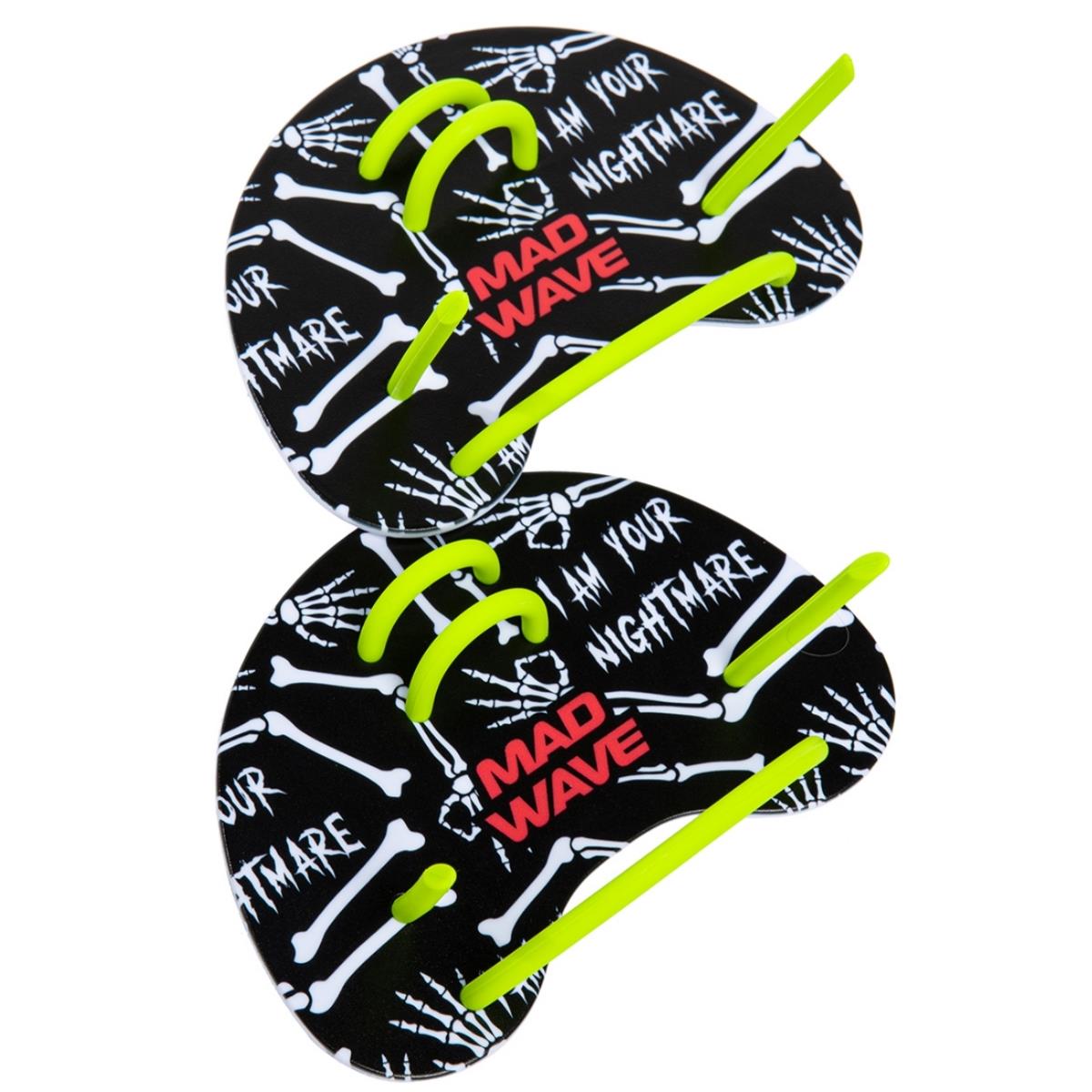 Pagaies Digitales Mad Wave – 15x10,5 Cm – Pour Améliorer La Technique De Brasse, Crawl, Dos Et Papillon