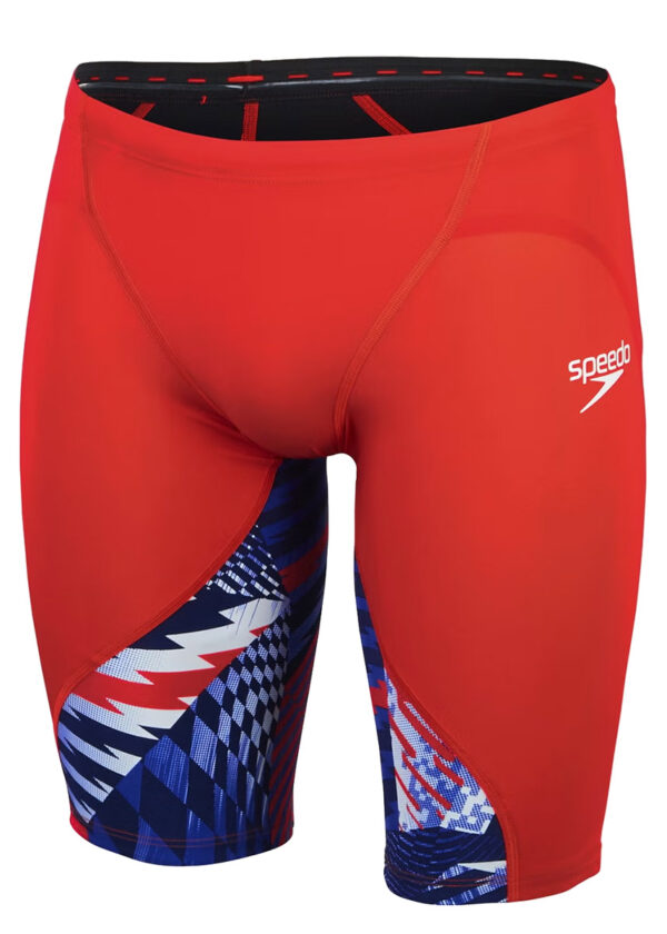 Speedo Fastskin LZR Ignite Jammer - Rosso fiamma / Fulmine / Bianco