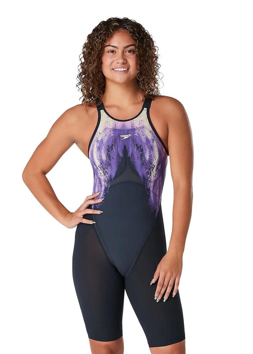 使用蓝色/紫色解锁精英速度Speedo LZR 护膝皮，今日推荐！
