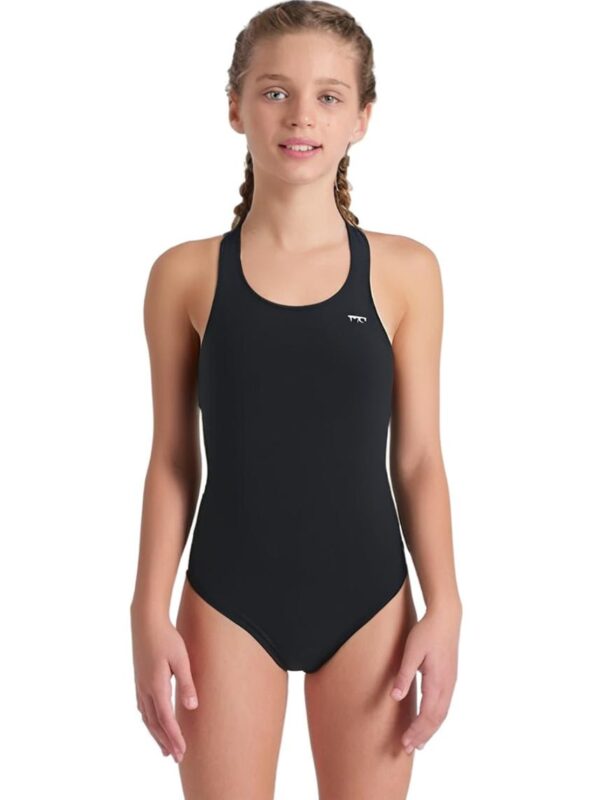 TYR MaxFit Durafast Elite Solid Swimsuit - Black-0