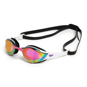 Arena Óculos de proteção espelhados Cobra Edge Swipe - Violeta / Branco / Preto