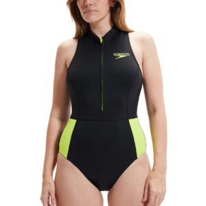 Speedo Bezrękawnik termiczny - czarny / żółty