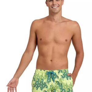 Arena Short de Praia Masculino - Verde Claro / Multicolorido