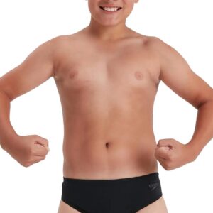 Speedo Chłopcy Endurance+ Krótki - Czarny / Biały