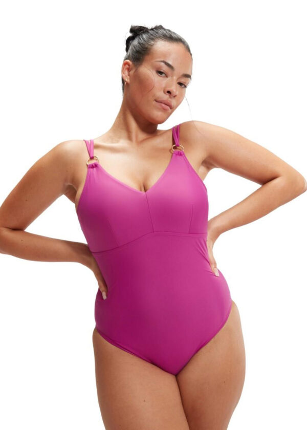 Speedo Maiô Modelador com Alças - Wineberry