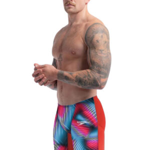 Speedo Fastskin LZR Pure Valor 2.0 Jammer - Vatreno crvena / Picton plava