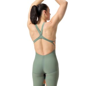 Speedo Fastskin LZR Pure Valor 2.0 Otvorene hlače do koljena – Zelena / Nektarina