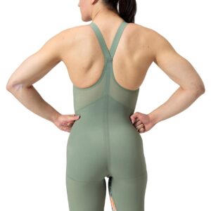 Speedo Fastskin LZR Pure Valor 2.0 Zatvorene hlače do koljena – Zelena / Nektarina