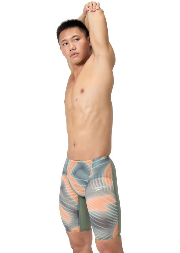 Speedo Fastskin LZR Pure Valor 2.0 Vysoký pas Jammer - Zelená / Oranžová-0