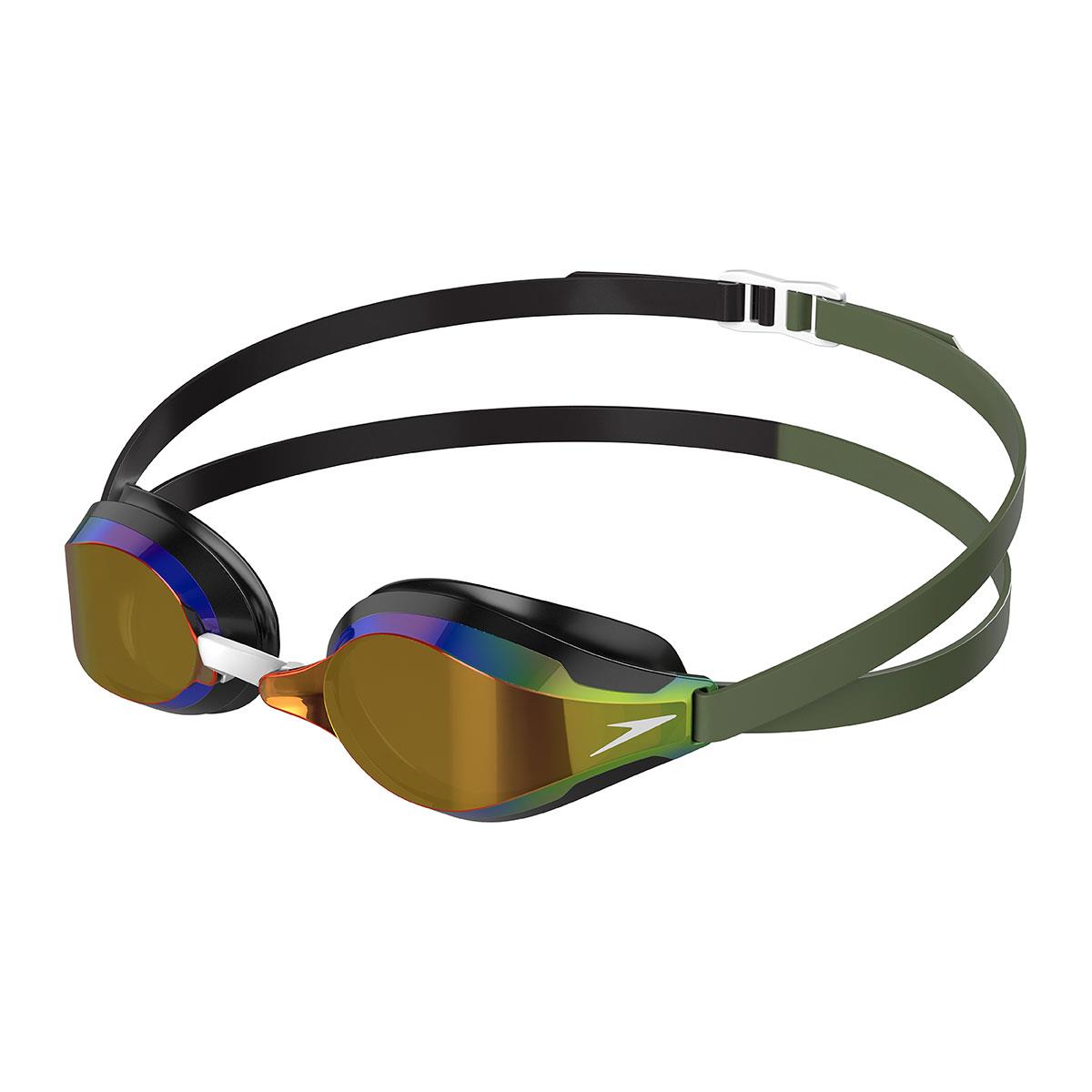 Speedo Fastskin Speedsocket 2 Mirrored Goggles - Black / Green