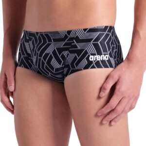Arena Szorty Escape Low Waist - czarne