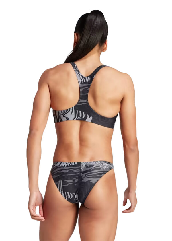 Adidas Dámské plavecké bikiny GRX – šedé/Carbon/Černá