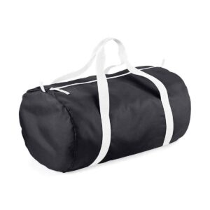 BagBase Packaway torba za bačvu - crno/bijela