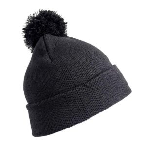 Core Kids Pom Pom Beanie - Μαύρο