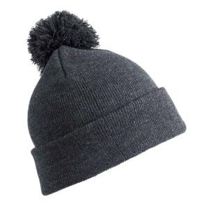 Berretto con pompon Core Kids - Grigio