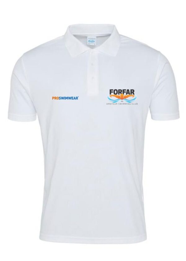 Λευκό πόλο ForFar Swimming Club Custom - Ενήλικες-0