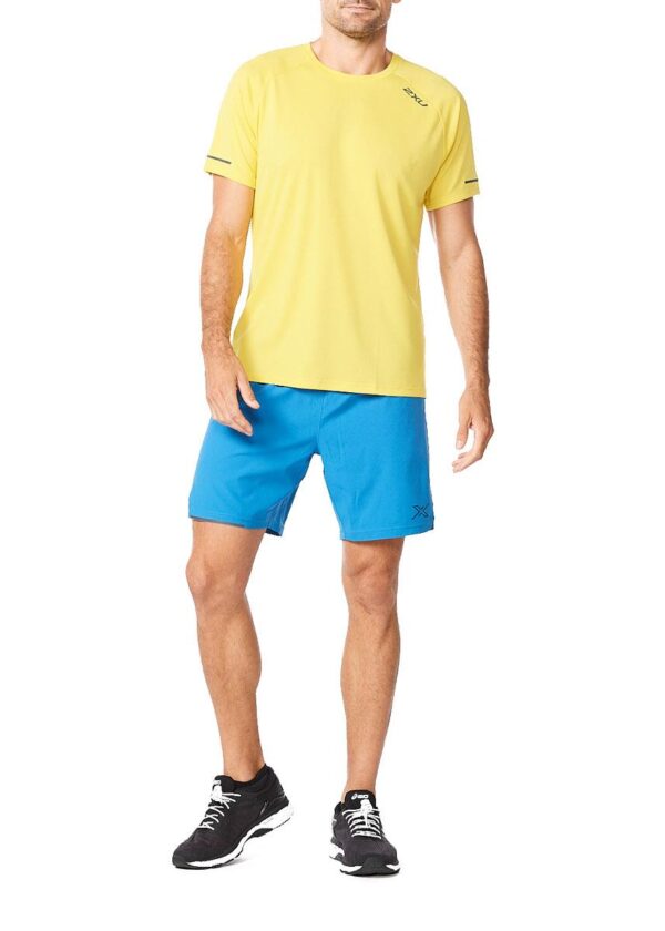 2XU Men's Aero T-Shirt - Yellow-0