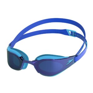 Speedo Junior Fastskin Occhiali a specchio Hyper Elite - Picton Blue / Cobalto / Iris