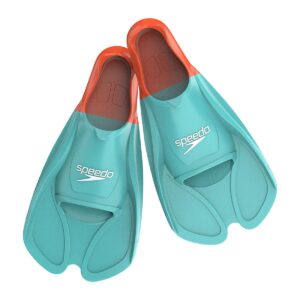 Speedo Nadadeiras de treinamento Biofuse - Arctic Glass / Volcanic Orang