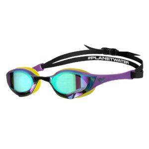 Arena Óculos de proteção espelhados Cobra Edge Swipe - Esmeralda / Ameixa / Lima