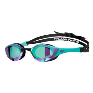 Arena Óculos de proteção espelhados Cobra Edge Swipe - Esmeralda / Pavão / Preto