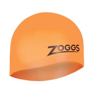 Zoggs Touca de natação de silicone Easy-Fit - Laranja