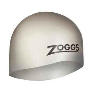 Zoggs Touca de natação de silicone Easy-Fit - Prata