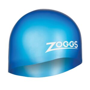 Zoggs Touca de natação de silicone Easy-Fit - Azul