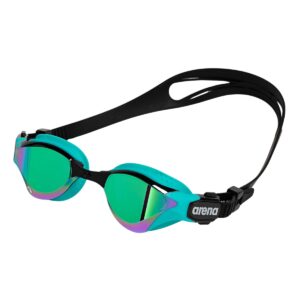 Arena Brýle Cobra Tri Swipe Mirrored - Emerald / Peacock-0