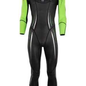 HUUB Pánský neopren na povrchové plavání - černý / fluo zelený