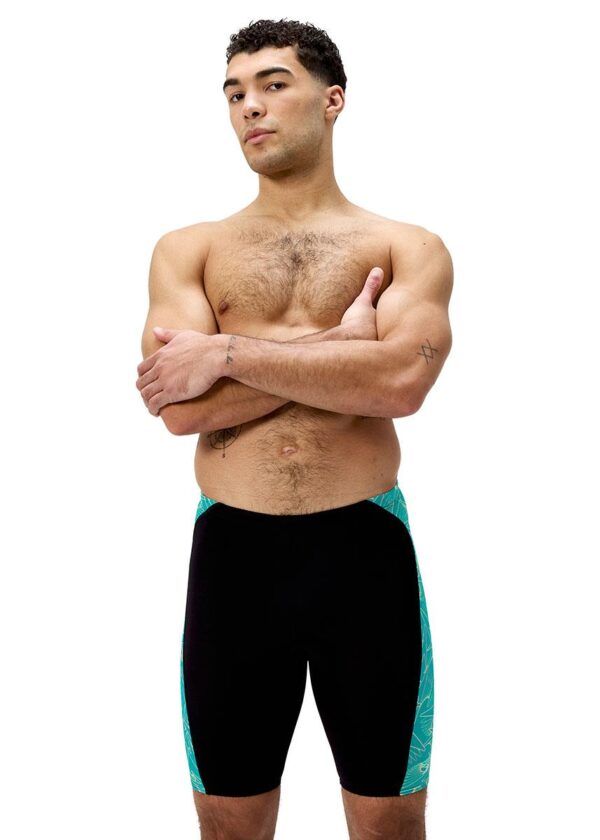Speedo Panel Hyperboom Jammer - Modrá / Zelená