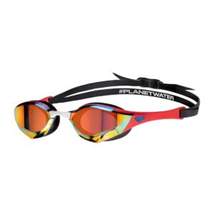Arena Cobra Edge Swipe Spegelglasögon - Guld / Röd-0