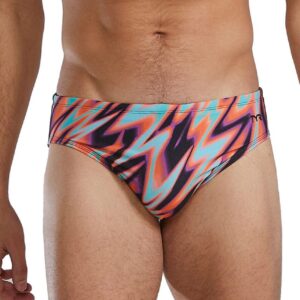 TYR Durafast Elite Disarray Brief - Arancione / Multicolore
